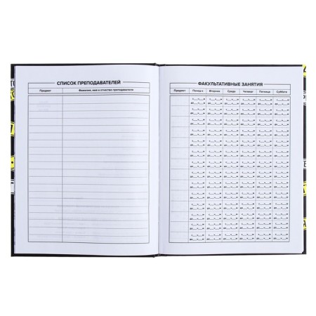 Universal diary for grades 1-11, 48 sheets "Private Territory", hard cover, matte lamination-4