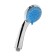 Soul for the shower Zein Z0705, hose 150 cm, holder, watering can 5 modes, blue/chrome