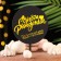 Topper "Happy Birthday", black with yellow, give beautifully
