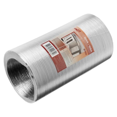 Hophthaled air duct Era, D = 160 mm, sliding up to 3 m, aluminum