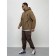 Male spring jacket, size 54, brown color