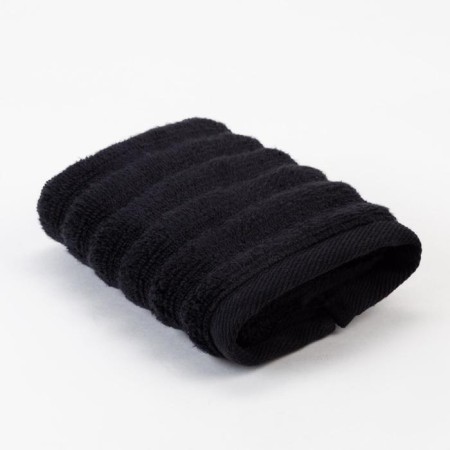 Trick Ethel "Waves" Black, 70x130 cm, 100% cotton, 460 g/m2-1