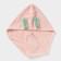 Cup for drying the hair of the Dolyan "Ears", microfiber, with a button, pink color