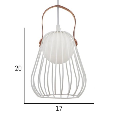 Lamp Bayerlux 34854/1 G9 40W white 18x18x21-121 cm-4