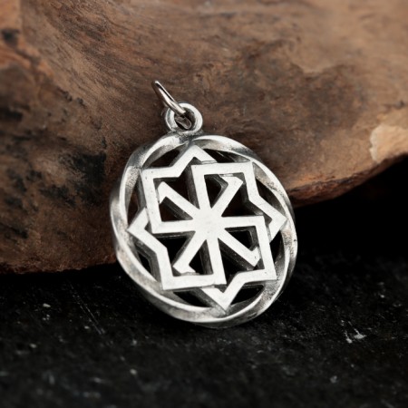 Slavic amulet "Molovinets", 3g, 24x21 mm-1