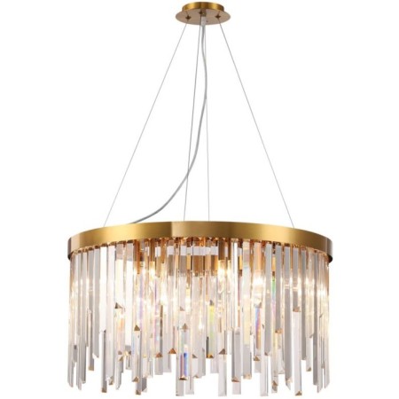 Crystal Crystal Chandelier Venecia 8xe14 40W, size 60x60x45-92 cm, bronze color-1