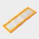 Nozzle for a flat mop of the share, 42 × 12 cm, microfiber, color orange color