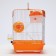 A cage for rodents with filling RT-3, 30 x 23 x 39 cm, orange (packing 12 pcs)