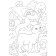 Coloring "Bremen musicians", A5