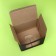 Box under a mug, with a window, black 12 x 9.5 x 12 cm