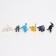 A set of archaeologist Series with Figure-toy Dinosaur "Era dinosaurs", mix
