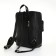 City backpack made of genuine leather with lightning, igermann, black color