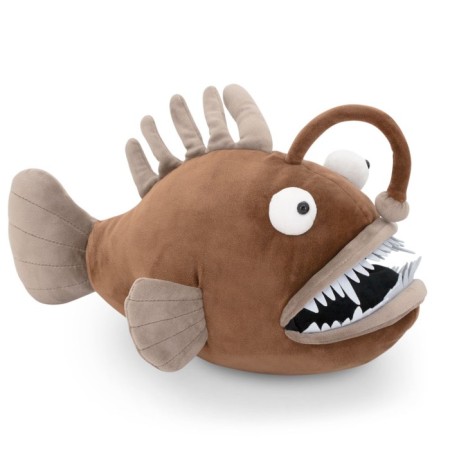 Soft toy "Poleser fish", brown color, 35 cm-1