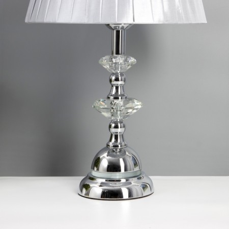 Desktop lamp "Entouches" 1x40W E27+ LED lighting 3W chrome 28x28x46cm-3