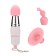 Vibrator-siders, 3 interchangeable nozzles, 1 mode, white