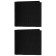 Velcro clamp skiing, black color