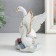 Souvenir Ceramics "Swan with a baby, with roses" 11 cm