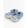 Boots-knees children's FIRST STEP Pure Toys with a breathing sole, size 24, color blue