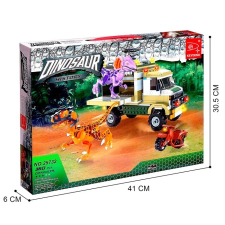 Designer "Dinoland. Battle with predators ", 360 parts-4