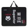 Folder with A4 handles, 335 x 260 x 100 mm, plastic, pens-textiles, Devente Superior, black