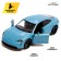 Metal machine Porsche Taycan Turbo S, 1:32, doors, inertia, blue color open