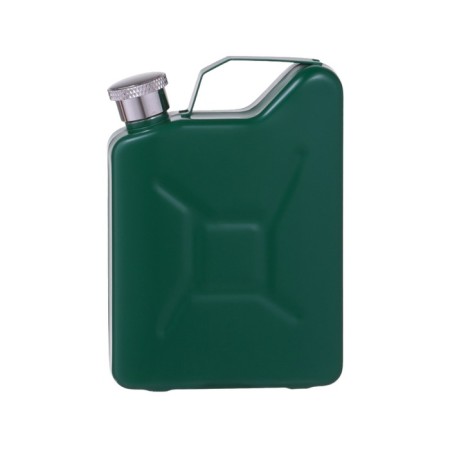 Captain alcohol flask, stainless steel, gift, army, 150 ml-1