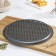 Form for pizza "Jacqueline", 33 × 1.5 cm, perforated, anti -stick coating, black color
