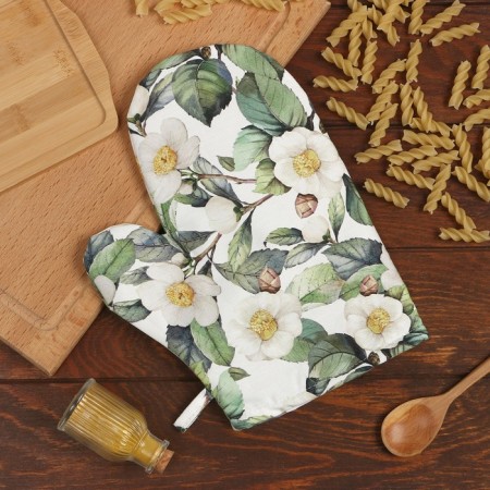 Mittens-Open Ethel "Camellia" 20x27 cm, 100% cotton, sarzha 190 g/m2