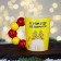 Ceramic mug "Everything will work out", 450 ml, yellow color