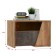 Bedside table Sorento, 500x366x346, oak craft/concrete dark