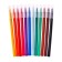 Flomasters 12 flowers BIC Kids Visa, children's, washed off, thin letter