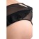 Erotic panties with high planting Erolata Lana, black color (46-48)