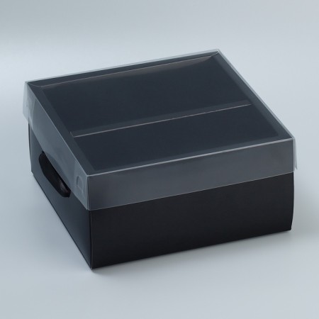 Gift folding box, packaging, “black”, 20 x 20 x 10 cm-1