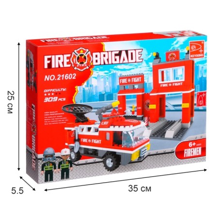 Designer Fire Brigade "Station", 309 parts-4