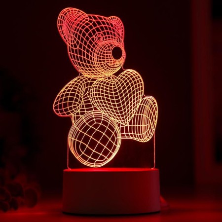 Light "Mishutka" Led RGB from the network 9.5x10.5x20 cm Risalux-2