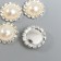 Decor for creativity Metal "Pearl in lace" set of 4 pcs 1.8x1.8x0.5 cm