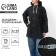 Rawlands adult shortened rainweek, buttons, black color, size 42-48