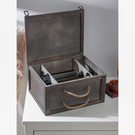 Box for storing the wine "Caribbean", 34.5 × 27 × 18.3 cm, for 6 bottles-2
