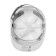 Heldow Tundra, for construction and installation works, with a textile headband, white