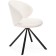 Solomon stool on the Solomon Metal Carcass, Metal/Building Fabric, Black/White 67x67x80 cm
