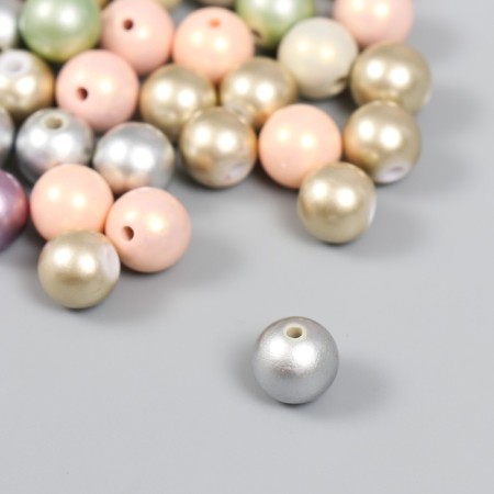 Beads for creativity Plastic "Pastel Tones" set 20 grams d = 1 cm-1