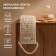 Washcloth - tape massage SL Home "Ortika", nettles, 60 × 10 cm, beige color