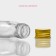 Glass bottle for sauces and oils with a Feub metal cover, 50 ml, 5.5 × 2.5 × 10.5 cm