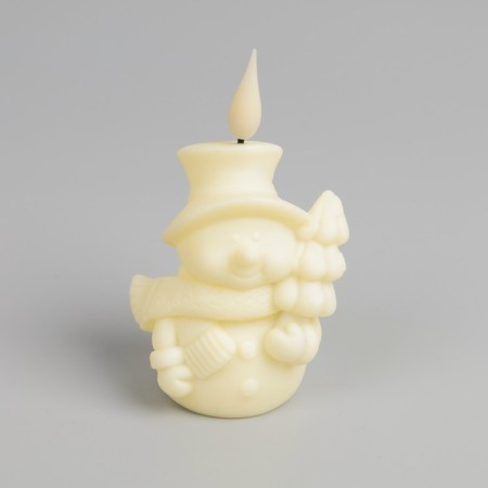 LED figure "Snowman" 7 × 12.5 × 5.5 cm, plastic, batteries AG13x3, glow warm white-3