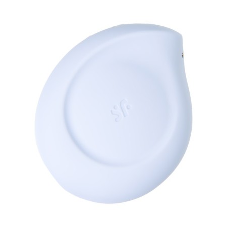 Vacuum-wave contactless stimulator of the Satiffyer Sugar Rush clitoris, silicone, blue color-12