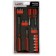 Screwdrivers with a set of bits and scrap heads, plastic handles, 23 objects