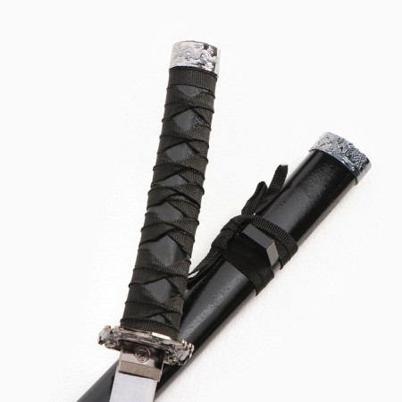 Souvenir weapon "Katana on the stand", black scabbard, 100 cm, mix-3