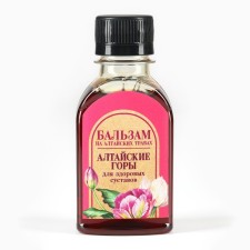 Balms are non -alcoholic, Altai mountains, healthy joints, 100 ml.