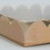 Cookie box, confectionery packaging with PVC lid, "sparkling", 13 x 13 x 3 cm