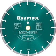 Diamond disk Kraftool 36686-350, 10 x 3.2 mm, d = 25.4 mm, 350 mm